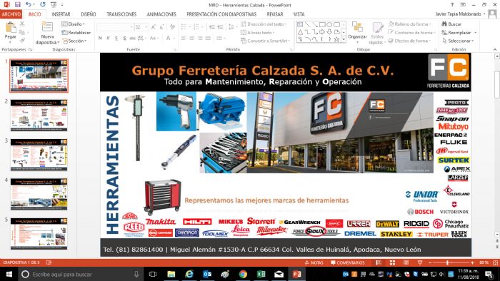 Herramienta y equipo ligero para construcción
